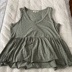 Urban outfitters peplum tank